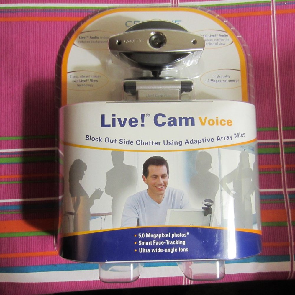 NEW/CREATIVE LIVE CAM-VOICE